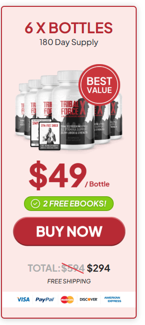 Tribal Force X 6 bottle